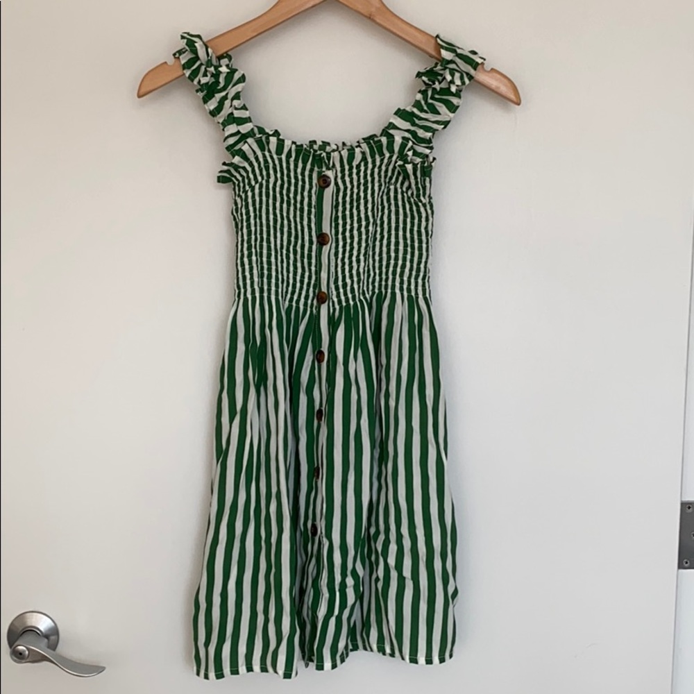FAITHFULL THE BRAND off the shoulder dress